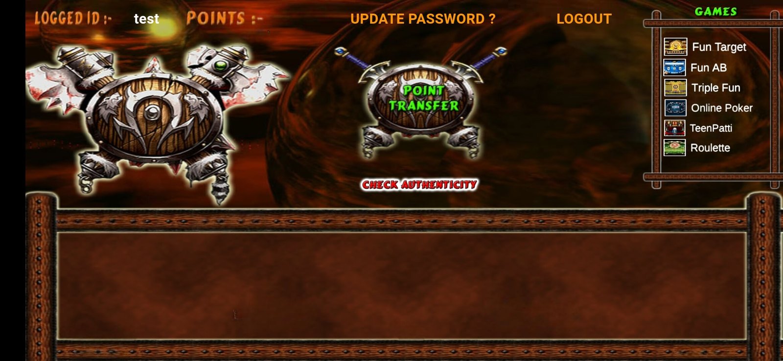 Signup screen with form and woman in red dress holding cards in casino background
